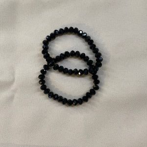 2 super cute black bracelets!!
